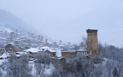 Svaneti'de Kış